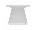 Aluminum Memo Storage Clipboard - White
